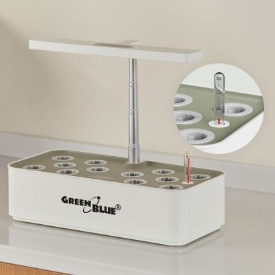 8. GREENBLUE SMARTES INDOOR-ANBAUSYSTEM, SMARTES PFLANZENTOPF, FASSUNGSVERMÖGEN 4 L, FÜR 12 PFLANZEN, VOLLSPEKTRUM-LEDS