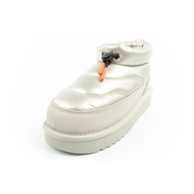 3. D.Franklin Damen Schneestiefel Winter Modische Isolierte Stiefeletten Silber