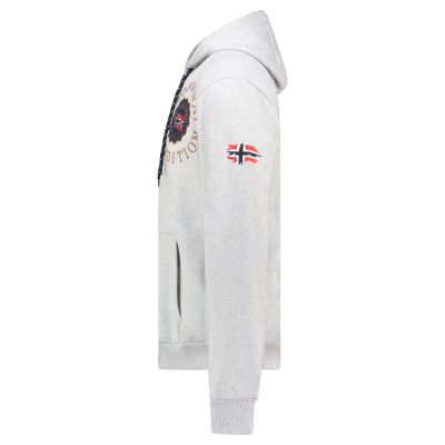 3. Geographical Norway Geganto Blended DB 100 M Sweatshirt WZ3027H/GN-Blended Gray