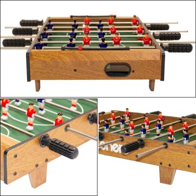 9. TISCHFUSSBALLSPIEL 64x36x14CM WOODEN ENERO