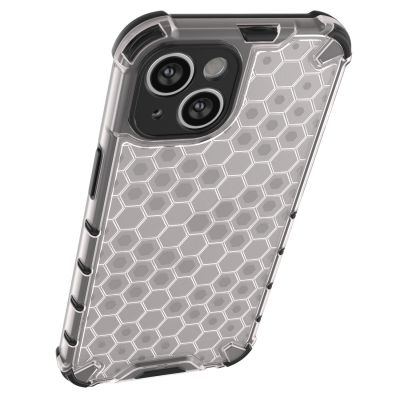12. Wabenhülle für iPhone 14 Plus gepanzerte Hybridhülle blau