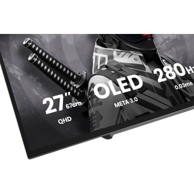 8. iiyama G-MASTER GOB2701QSC-B1 Computermonitor 68,6 cm (27") 2560 x 1440 px 2K Ultra HD OLED Schwarz