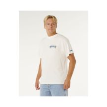 Herren RIP CURL Bells Pro 26 Event T-Shirt Weiß