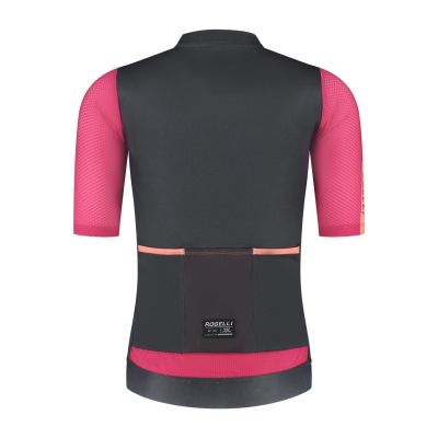 3. Rogelli Damen-Radtrikot FAST schwarz-pink L