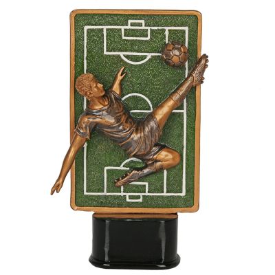 Fußballstatuette RFST3056/BR/GN