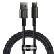 Baseus Wolfram Gold USB-A auf USB-C Kabel 480Mb/s 100W 1m Schwarz (CAWJ000001)