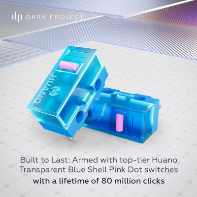 12. Dark Project Novus SE Kabellose Gaming-Maus, beidhändig bedienbar, kabellos (RF) + USB Typ-C, optisch, 26.000 DPI