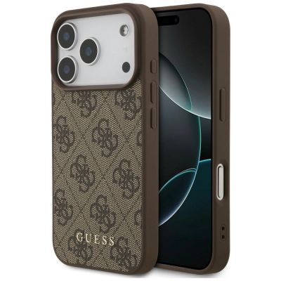 Guess 4G Classic Hülle für iPhone 17 Pro / 18 Pro - Braun
