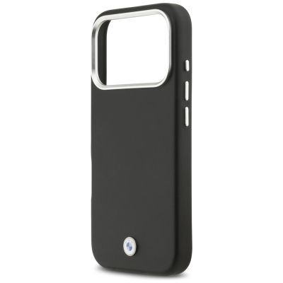6. BMW-Logo-Metallhülle mit MagSafe-Funktion für iPhone 17 Pro – Schwarz