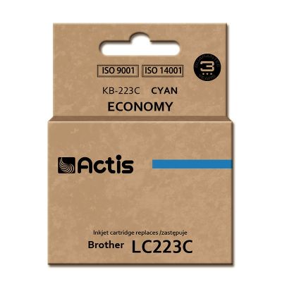 Actis KB-223C Tinte (ersetzt Brother LC223C; Standard; 10 ml; blau)