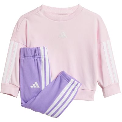 adidas Essentials Jogginganzug für Kinder, pink und lila, JD6482