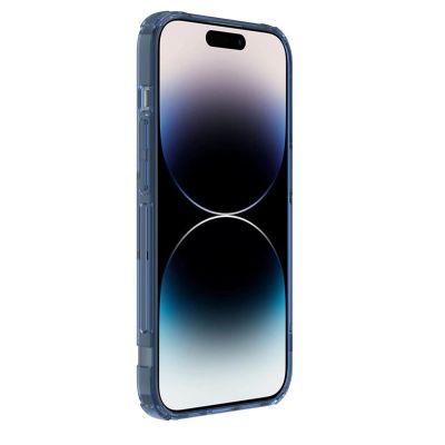 4. Nillkin Nature Pro Magnetische Hülle iPhone 14 Pro magnetische Hülle MagSafe blau