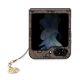 3. Guess 4G Charms Collection Hülle für Samsung Galaxy Z Flip 5 – braun