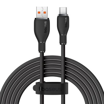 Baseus Pudding 100W USB-A - USB-C Kabel 1,2 m - Schwarz