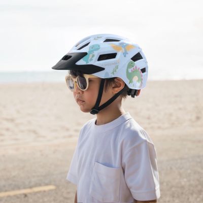4. Wozinsky Kinder-Mountainbikehelm mit abnehmbarem Visier, Größe XS – Hellblau