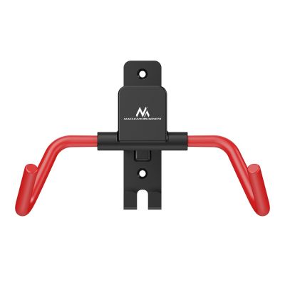 14. MACLEAN Fahrradhalter / Wandhalterung, horizontal, Stahl, max. Traglast 30 kg, Winkelverstellung MC-172