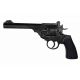 5. WEBLEY MKVI .455 Polizeirevolver, Kal. 4,5 mm, Diabolo, 6-Schuss-Patronen, 4"-Lauf, CO2 Black Ekp do17J