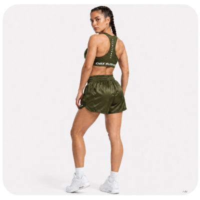 2. Damen-Thai-Shorts ARMY GREEN COMBATWEAR | DBX Bushido