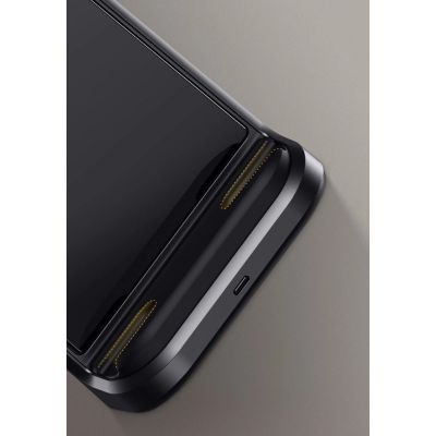 18. Baseus WXHZ-01 Qi-Wireless-Ladegerät 15W mit Kopfstützenhalterung fürs Auto – Schwarz