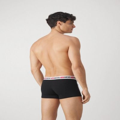 3. Diesel Herren Shawn 3er-Pack Boxershorts Schwarz, modische Baumwolle