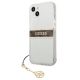 2. Guess GUHCP13SKB4GBR iPhone 13 mini 5.4" Transparente Hardcase 4G Brown Strap Charm