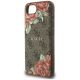 6. Guess 4G Flowers Print MagSafe Hülle für iPhone 16e - braun
