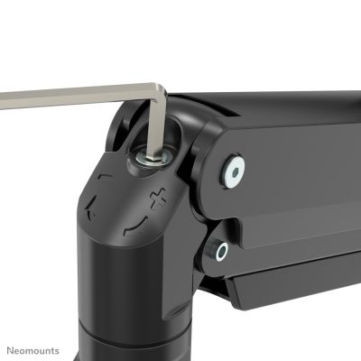 13. Neomounts NM-D775DX3BLACK Monitorhalterung/Ständer 68,6 cm (27") Schreibtisch Schwarz