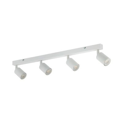 Lampenspot-Leuchte oben GU10 4x10W WH