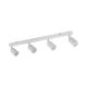 Lampenspot-Leuchte oben GU10 4x10W WH