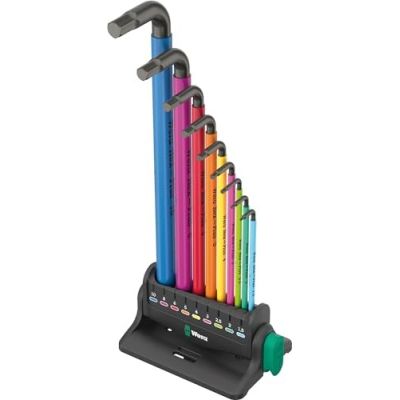 11. Satz 950/9 HEX-PLUS MULTICOLOUR 3 Inbusschlüssel 9CZR
