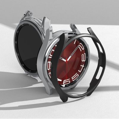 7. Ringke Slim 2er-Pack Hülle für Samsung Galaxy Watch 6 Classic 43 mm - Schwarz und Transparent