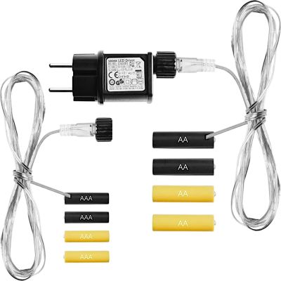 2. 4xAA- ODER 4xAAA-BATTERIE-ELIMINATOR