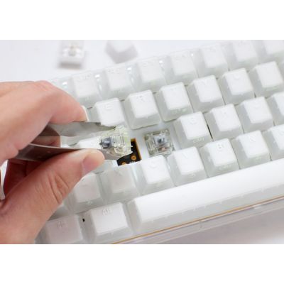 4. Ducky One 3 SF Gaming-Tastatur USB Weiß