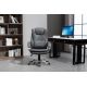 13. Activejet beheizter Massage-Bürostuhl YK7304 Grau