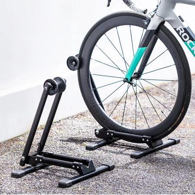 2. Rockbros 27210001001 Klappbarer Fahrradständer – Schwarz