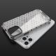 9. Honeycomb Handyhülle Schutzhülle mit TPU Rahmen für iPhone 13 Pro Max blau