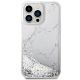 3. Guess GUHCP14XLCSGSGH iPhone 14 Pro Max 6,7" weiß/weißes Hardcase Liquid Glitter Marble