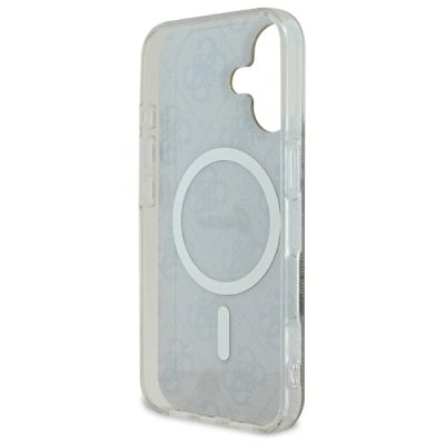 7. Guess IML 4G MagSafe Hülle für iPhone 16 Plus – Braun