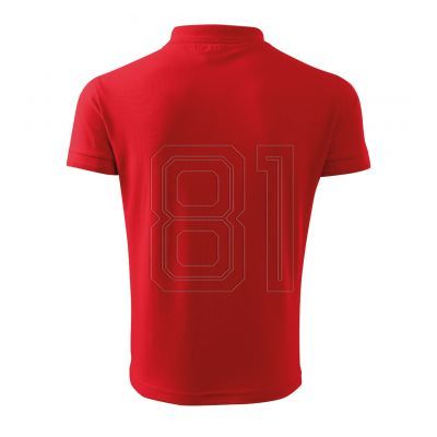 4. Malfini Pique Polo Free M MLI-F0307 rotes Poloshirt