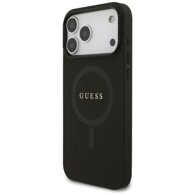2. Guess Saffiano Classic Logo MagSafe Case für iPhone 17 Pro Max - Schwarz