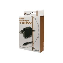 Inter-Tech PD-2100 Schwarzer Wechselstrom-Innenstecker