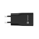 13. NATEC RIBERA GAN SLIM WANDLADEGERÄT 1x USB-A + 1x USB-C 20W SCHWARZ