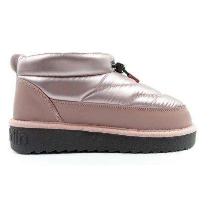 13. D.Franklin Damen Schneestiefel Winter Modische Isolierte Stiefeletten Roségold
