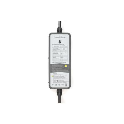7. Ladegerät für Elektrofahrzeuge mit einstellbarer Ladeleistung 1,8–3,7 kW, mit Tasche, 5 m, 230 V, Typ F 7/4 auf Typ 2