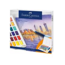 Faber-Castell 169748 wasserbasierte Farbe Multi Palette 48 Stück.