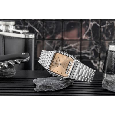 5. Damenuhr CASIO AQ-230A-4AMQYDF + Box