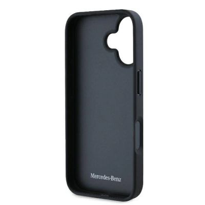 7. Mercedes Leder-Urban-Hülle für iPhone 16 – Schwarz