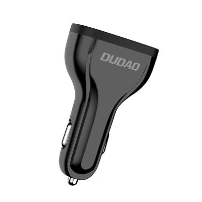 3. Dudao Autoladegerät Schnellladung Quick Charge 3.0 QC3.0 2,4A 18W 3x USB weiß (R7S weiß)