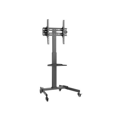 Bodenhalterung für Fernseher 32"-55"/35 kg, 1 TFT, 1 Abl., Schwarz