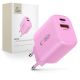 Tech-Protect NCA30 PD 30W QC3.0 USB-A / USB-C Wandladegerät - Rosa
